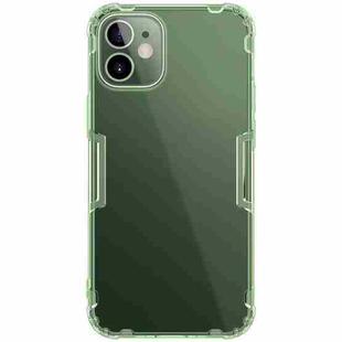 For iPhone 12 mini NILLKIN Nature TPU Transparent Soft Protective Case(Green)