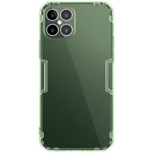 For iPhone 12 Pro Max NILLKIN Nature TPU Transparent Soft Protective Case(Green)