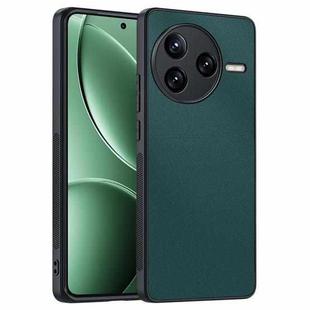 For Redmi K80 / Poco F7 Pro Ultra-thin Plain Skin Leather Phone Case(Green)