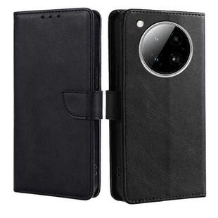 For Infinix Zero 40 4G Calf Texture Buckle Flip Leather Phone Case(Black)