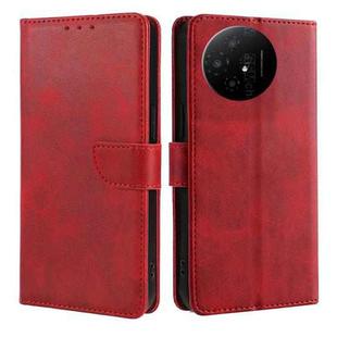 For TCL 50 XL Calf Texture Buckle Flip Leather Phone Case(Red)