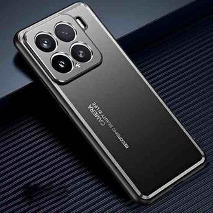 For Xiaomi 15 Frosted Metal Phone Case(Black)