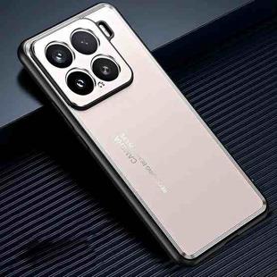 For Xiaomi 15 Frosted Metal Phone Case(Gold)