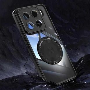 For Xiaomi 15 Pro 360 Holder MagSafe Acrylic Hybrid TPU Phone Case(Black)