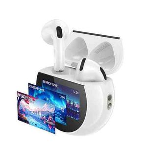 Borofone BW87 Mist True Wireless BT 5.4 Earphones with Touch Screen(White)