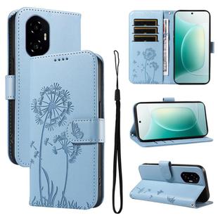 For Honor 300 Dandelion Embossed Pattern Flip Leather Phone Case(Sky Blue)