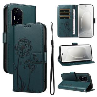 For Honor 300 Pro / 300 Ultra Dandelion Embossed Pattern Flip Leather Phone Case(Blue)