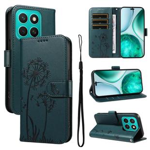 For Honor X8c 4G Global Dandelion Embossed Pattern Flip Leather Phone Case(Blue)