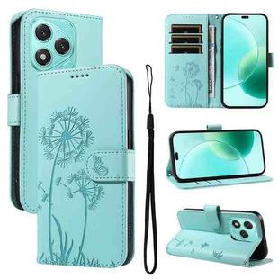 For Honor 400 Lite Dandelion Embossed Pattern Flip Leather Phone Case(Green)