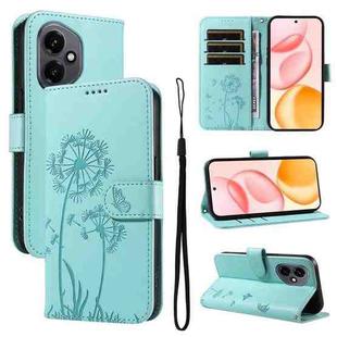 For Honor 400 Global 156.5mm Dandelion Embossed Pattern Flip Leather Phone Case(Green)