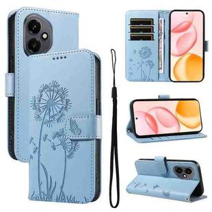 For Honor 400 Global 156.5mm Dandelion Embossed Pattern Flip Leather Phone Case(Sky Blue)