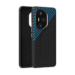 For Honor 300 Pro ABEEL C Carbon Fiber Series 6D Micro Relief MagSafe Phone Case(Black Blue)