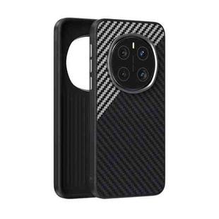 For Honor Magic7 Pro ABEEL C Carbon Fiber Series 6D Micro Relief MagSafe Phone Case(Black Grey)