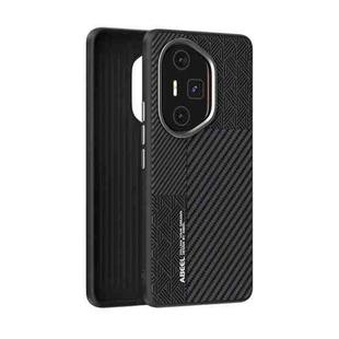 For Honor 300 Ultra ABEEL 6D Micro Relief MagSafe Magnetic Phone Case(Carbon Fiber Black)