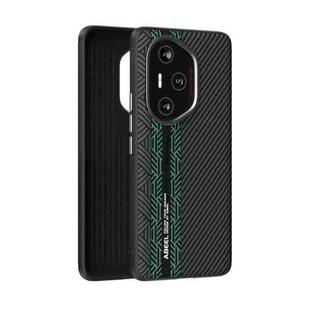 For Honor 300 Pro ABEEL 6D Micro Relief MagSafe Magnetic Phone Case(Green)