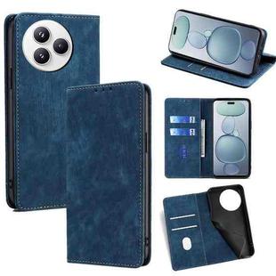 For Xiaomi Civi 5 Pro 5G RFID Anti-theft Brush Magnetic Leather Phone Case(Blue)