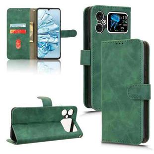 For Cubot A20 Skin Feel Magnetic Flip Leather Phone Case(Green)