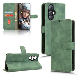 For Cubot Max 5 Skin Feel Magnetic Flip Leather Phone Case(Green)