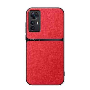 For Xiaomi 12 / 12S / 12X Litchi Leather Magnetic Full Coverage Shockproof Phone Case(Red)