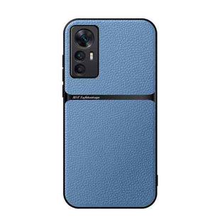 For Xiaomi 12 / 12S / 12X Litchi Leather Magnetic Full Coverage Shockproof Phone Case(Blue)