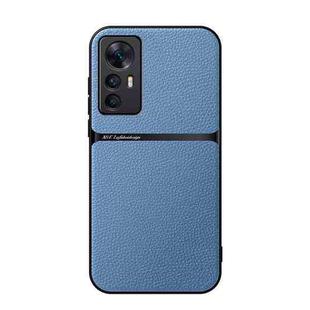 For Xiaomi 12 Pro / 12S Pro Litchi Leather Magnetic Full Coverage Shockproof Phone Case(Blue)