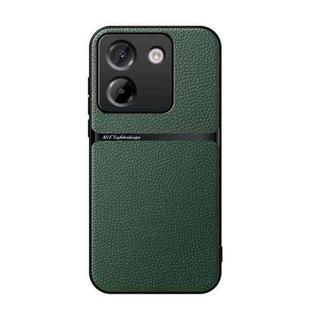 For Xiaomi Poco M7 Pro 5G Litchi Leather Magnetic Full Coverage Shockproof Phone Case(Green)