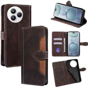 For Xiaomi Civi 5 Pro 5G Skin Feel Magnetic Buckle Leather Phone Case(Brown)