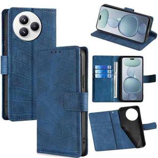 For Xiaomi Civi 5 Pro 5G Skin Feel Crocodile Magnetic Clasp Leather Phone Case(Blue)