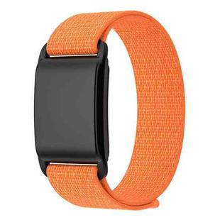 For WHOOP Fitness Tracker Nylon Sport Watch Band Wristband(Orange+Black)