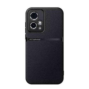 For Honor 90 GT Litchi Leather Magnetic Full Coverage Shockproof Phone Case(Black)