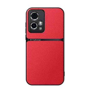 For Honor 90 GT Litchi Leather Magnetic Full Coverage Shockproof Phone Case(Red)