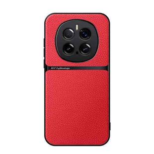 For Honor Magic7 Pro Litchi Leather Magnetic Full Coverage Shockproof Phone Case(Red)