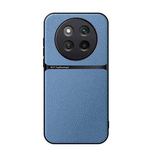 For Honor X60 Pro Litchi Leather Magnetic Full Coverage Shockproof Phone Case(Blue)