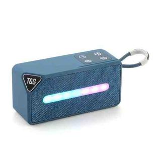 T&G TG685 Mini Portable Outdoor Wireless Bluetooth Speaker with LED Atmosphere Light(Blue)