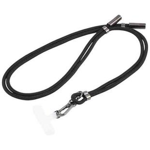 Type-C to Type-C Data Charging Cable Crossbody Adjustable Phone Long Lanyard(Black)