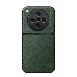 For OPPO Find X8 Pro Litchi Leather Magnetic Full Coverage Shockproof Phone Case(Green)