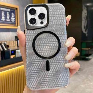For iPhone 11 Pro Max Blade Glitter MagSafe Phone Case(Black)