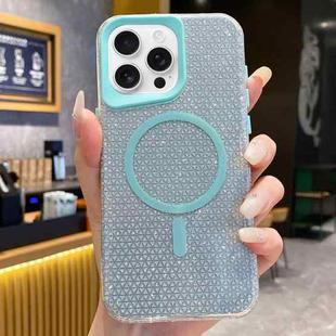 For iPhone 11 Pro Max Blade Glitter MagSafe Phone Case(Mint Green)