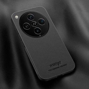 For OPPO Find X8 Pro HUIYI Leather Magnetic Phone Case(Black)