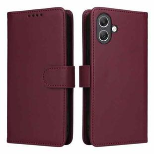 For Samsung Galaxy A07 4G BETOPNICE BN-005 2 in 1 Detachable Imitate Genuine Leather Phone Case(Wine Red)