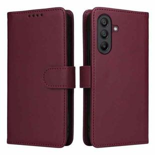 For Samsung Galaxy A17 5G BETOPNICE BN-005 2 in 1 Detachable Imitate Genuine Leather Phone Case(Wine Red)