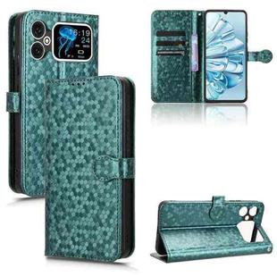 For Cubot A20 Honeycomb Dot Texture Leather Phone Case(Green)