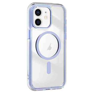 For iPhone 11 Acrylic Hybrid TPU Airbag Shockproof MagSafe Phone Case(Light Purple)
