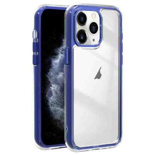 For iPhone 11 Pro Max Acrylic Hybrid TPU 3-in-1 Airbag Shockproof Phone Case(Dark Blue)