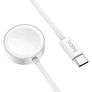 hoco CW59 Watch Magnetic Wireless Charger for Apple Watch / Samsung Watch Series, Length:1.2m(White)