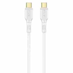 awei CL-221T Type-C to Type-C 240W Smart Fast Data Charging Cable, Length:2m(White)