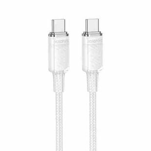 Borofone BU56 Succeed PD60W Type-C to Type-C Fast Charging Data Cable, Length: 1.2m(White)