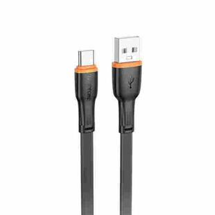 Borofone BX118 Esplendido 3A USB to Type-C Charging Data Cable, Length: 1m(Black)