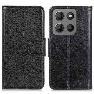 For Motorola Moto G15 4G / G05 Nappa Texture Horizontal Flip Leather Phone Case(Black)