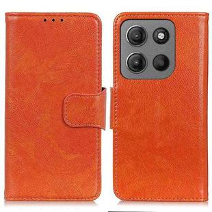 For Motorola Moto G15 4G / G05 Nappa Texture Horizontal Flip Leather Phone Case(Orange)